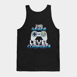 2nd Grade Gamer Graduation Kids School Tank Top